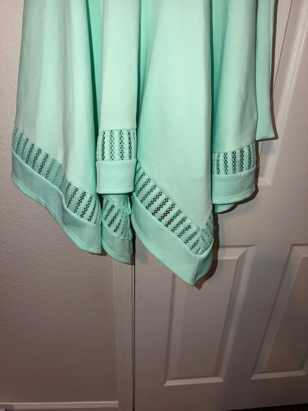 Bonnie Jean Mint Green Handkerchief Hem Girls Dress - Picture 4 of 8